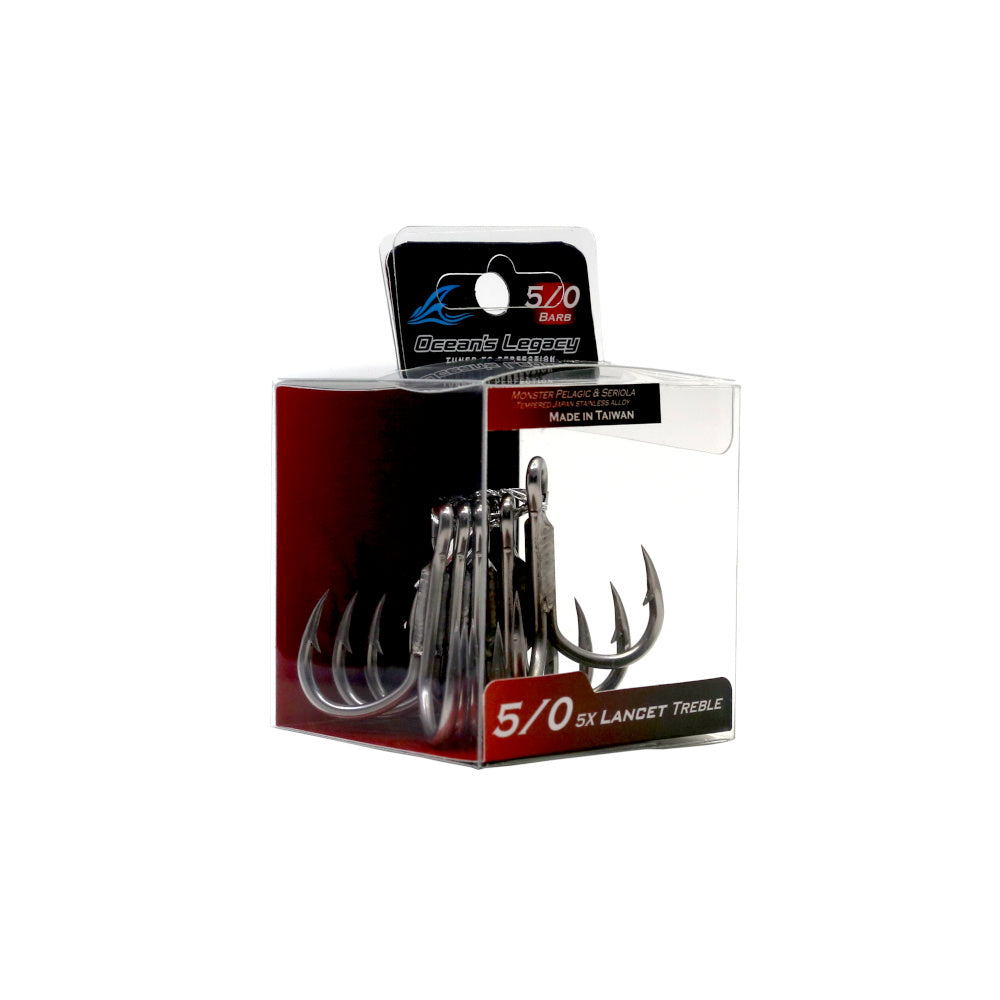 Lancet 5X Treble Hooks