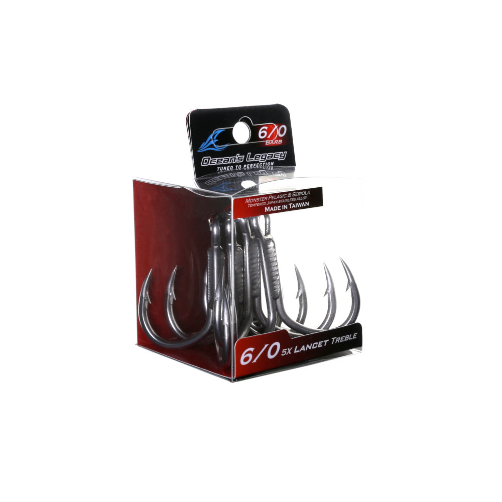 Lancet 5X Treble Hooks