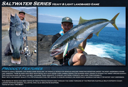 Genesis Light Landbased Rod – Ocean's Legacy
