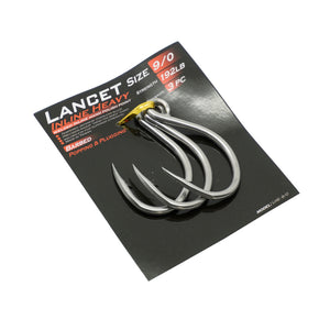 Lancet Hooks - Inline Heavy Barbed