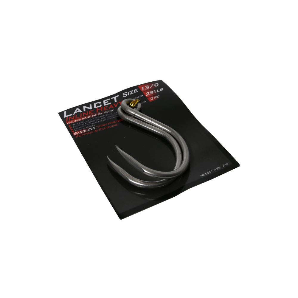 Lancet Hooks - Inline Heavy Barbless